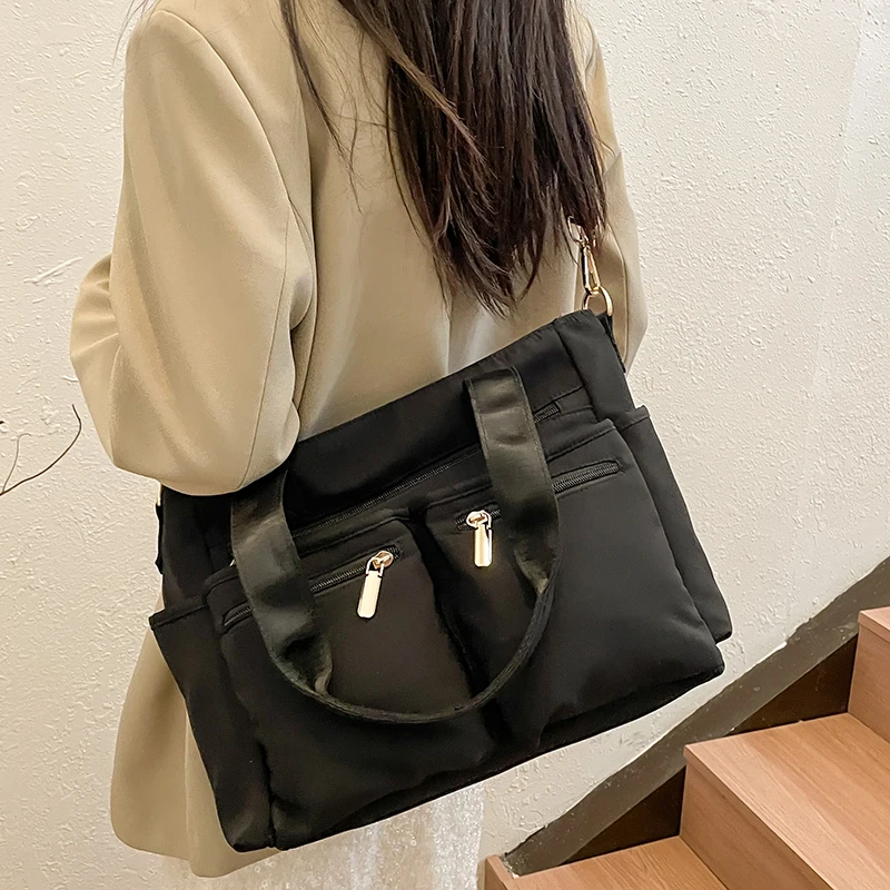 5 Colors Tote Bags for Women New Fashion Casual Crossbody Shoulder Bags Square Multi-function High Quality Handbags Sac De Femme