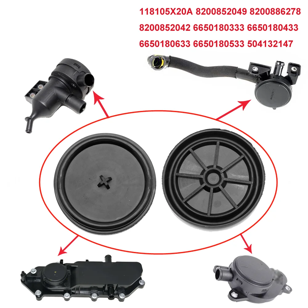 

PCV Vent Cover Internal Rubber Diaphragm 118105X20A for Nissan and For Infiniti Engines 3 0 Litre Plastic Material