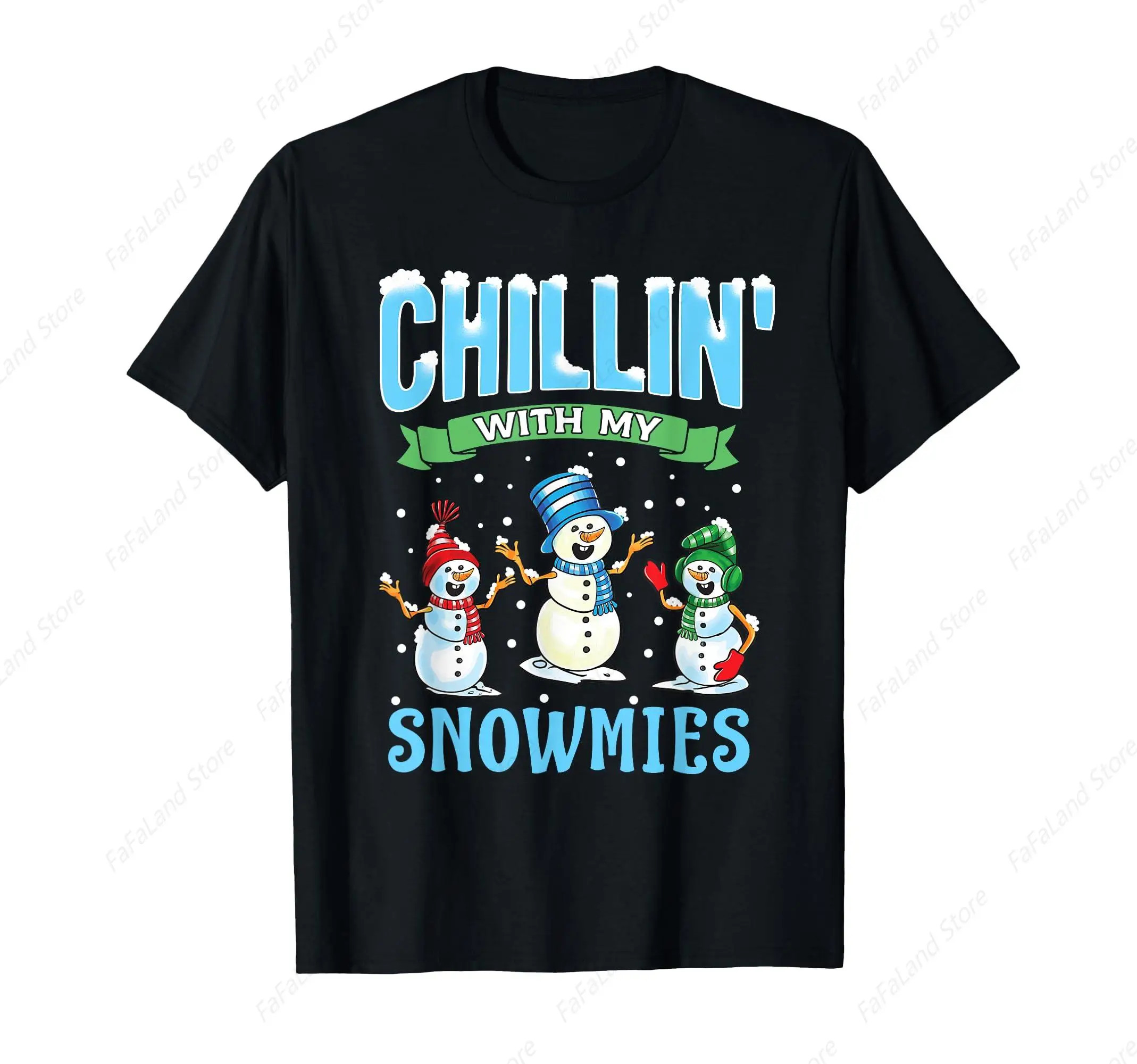 Merry Christmas Snowman Funny Humor T-Shirt for Men Gingerbread Man Tee for Women