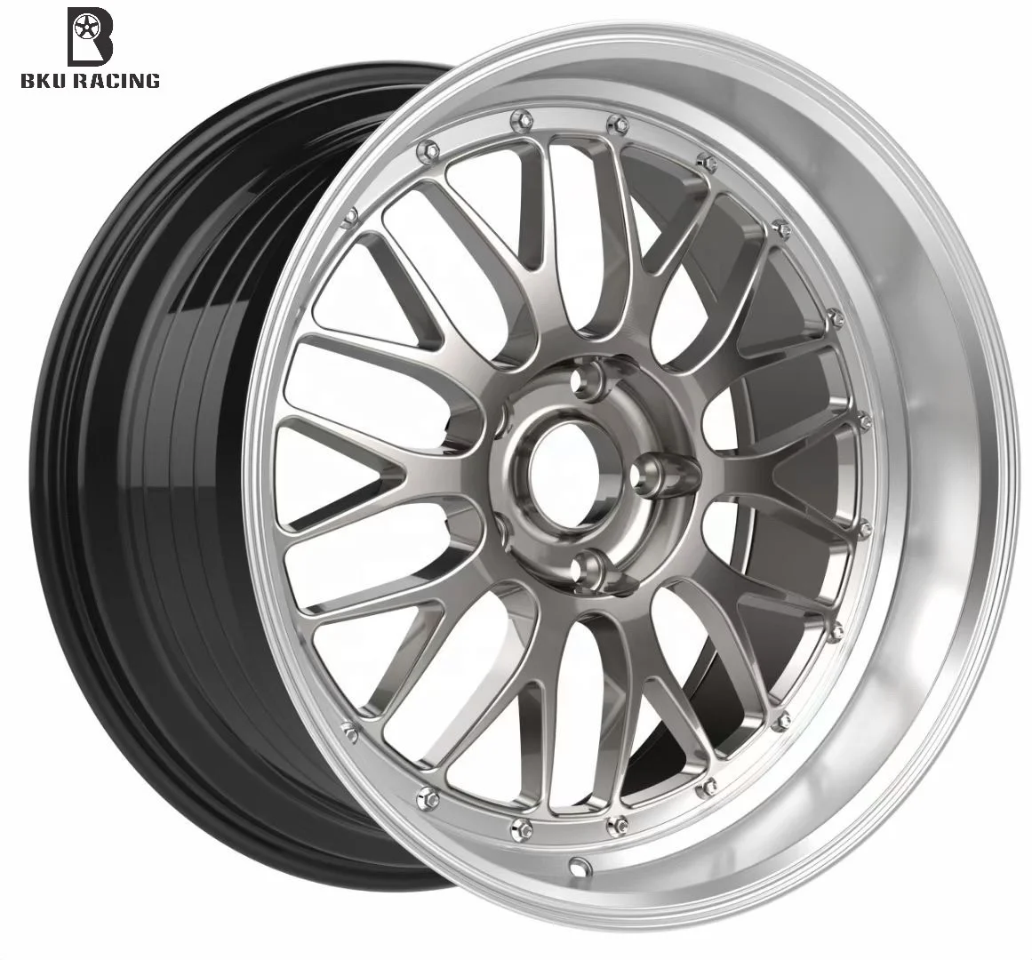 

Bku 5x20 Forged Wheels 15 16 17 18 19 Inch Rims Custom T6061-T6 Aluminum Alloy Wheels for bmw E46 E34 E90 E92 E60 E38 E39