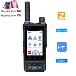 Inlina-S200 Rádio de Rede para Celular, Rede 4G, Android 10, LTE, WCDMA, GSM, Trabalhar com Zello em Tempo Real, Walkie Talkie Desbloqueado, Chamada Global