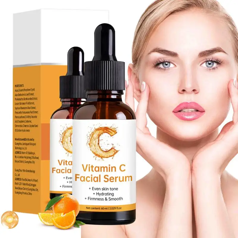 VC Facial Serum 60ml Vitamin C facial essence Facial Firming Essence Skin Care Beauty Hydrating For Skin Blemishes For Face