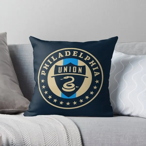 Philadelphia Union  Printing Throw Pillow Cover Hotel Wedding Anime Fashion Comfort Soft Case Home Pillows not include One Side