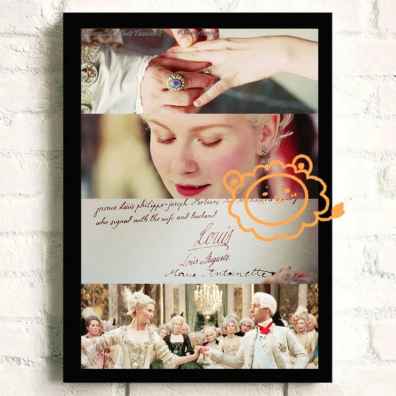 Classic Sofia Coppola Movie Marie Antoinette Film Poster Wall Art Kirsten Dunst Canvas Painting HD Pictures Home Theater Decor