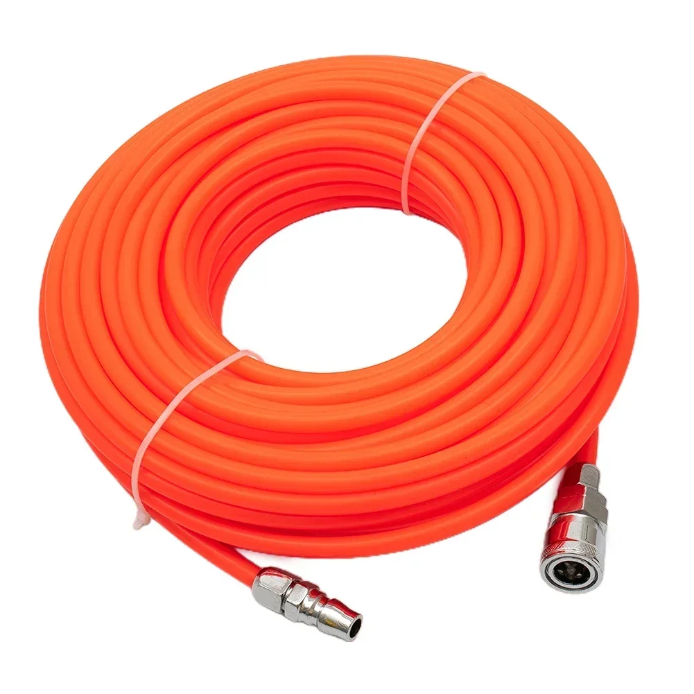 Pneumatic Pipe Air Tube Compressor Hose With Connector Straight Tube High Pressure Flexible PE Pipe Air Pipe Hose 10 15 20 Meter