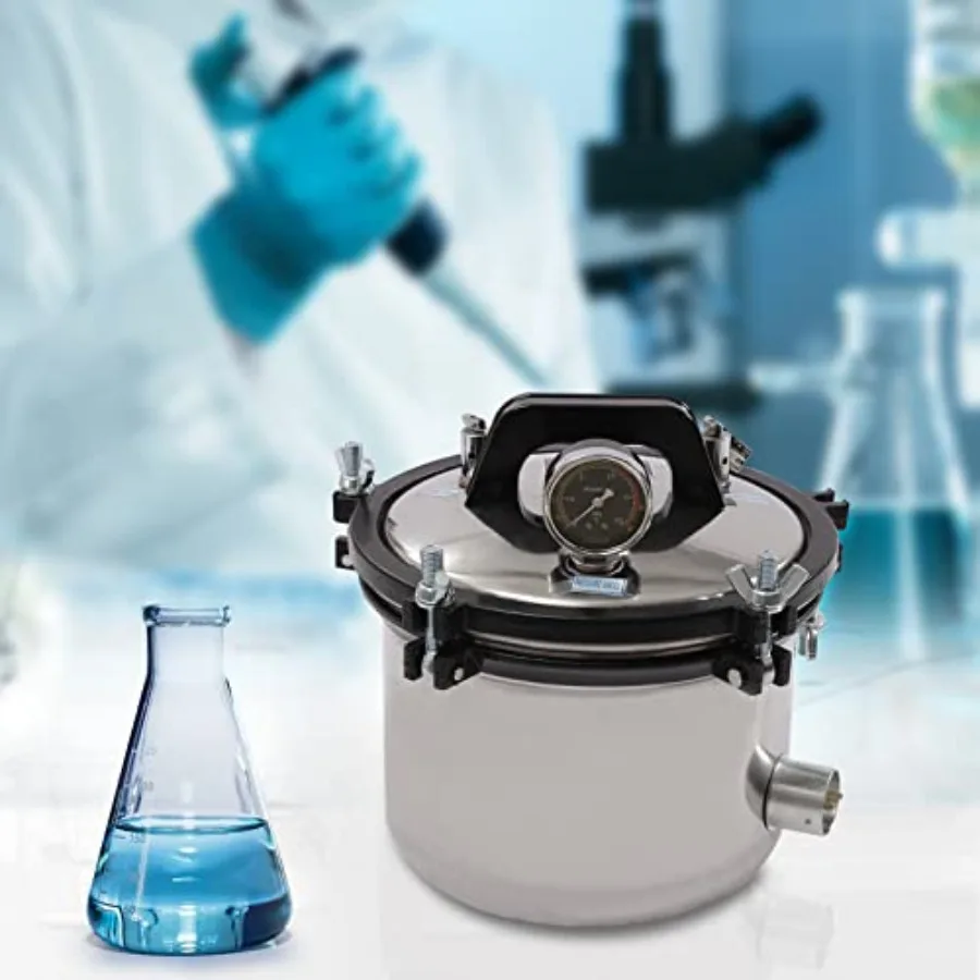 8L Lab Autoclave Po…