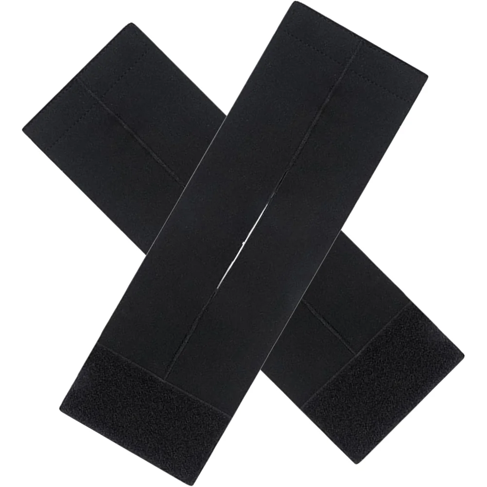 

2 Pcs Baseball Glove Strap Band Locker Black Gloves Mallet Softball Equipment Accessories