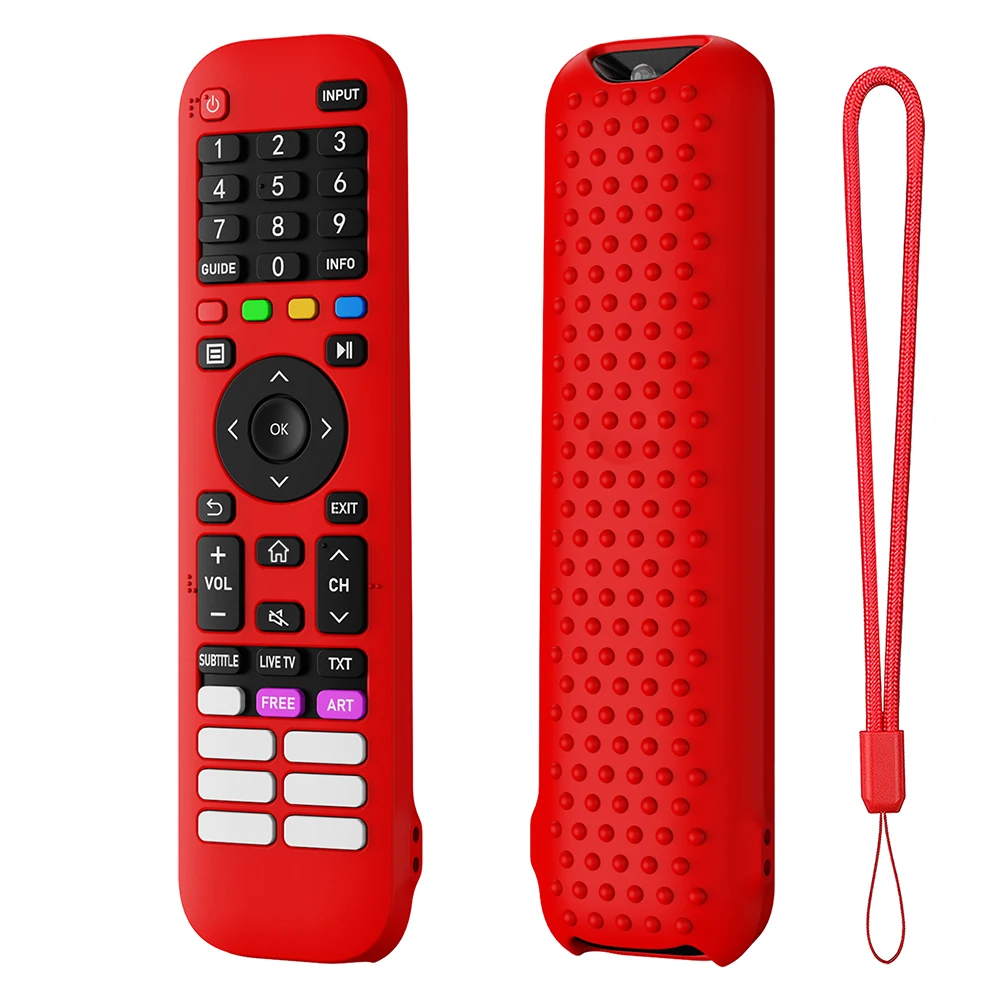 Funda protectora de silicona para Hisense, carcasa anticaída para Control remoto, EN2A30, EN2P30H, EN2J30H, EN2D30H, EN2B30H, EN2N30H