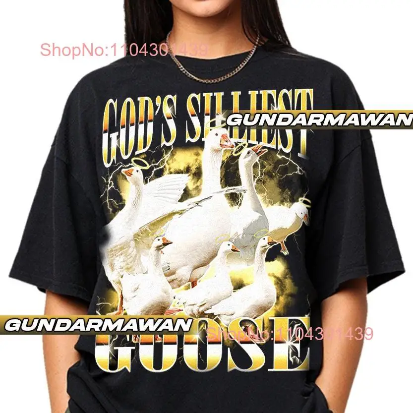 Limited God's Silliest Goose Vintage T Shirt For Woman and Man Timnas long or short sleeves