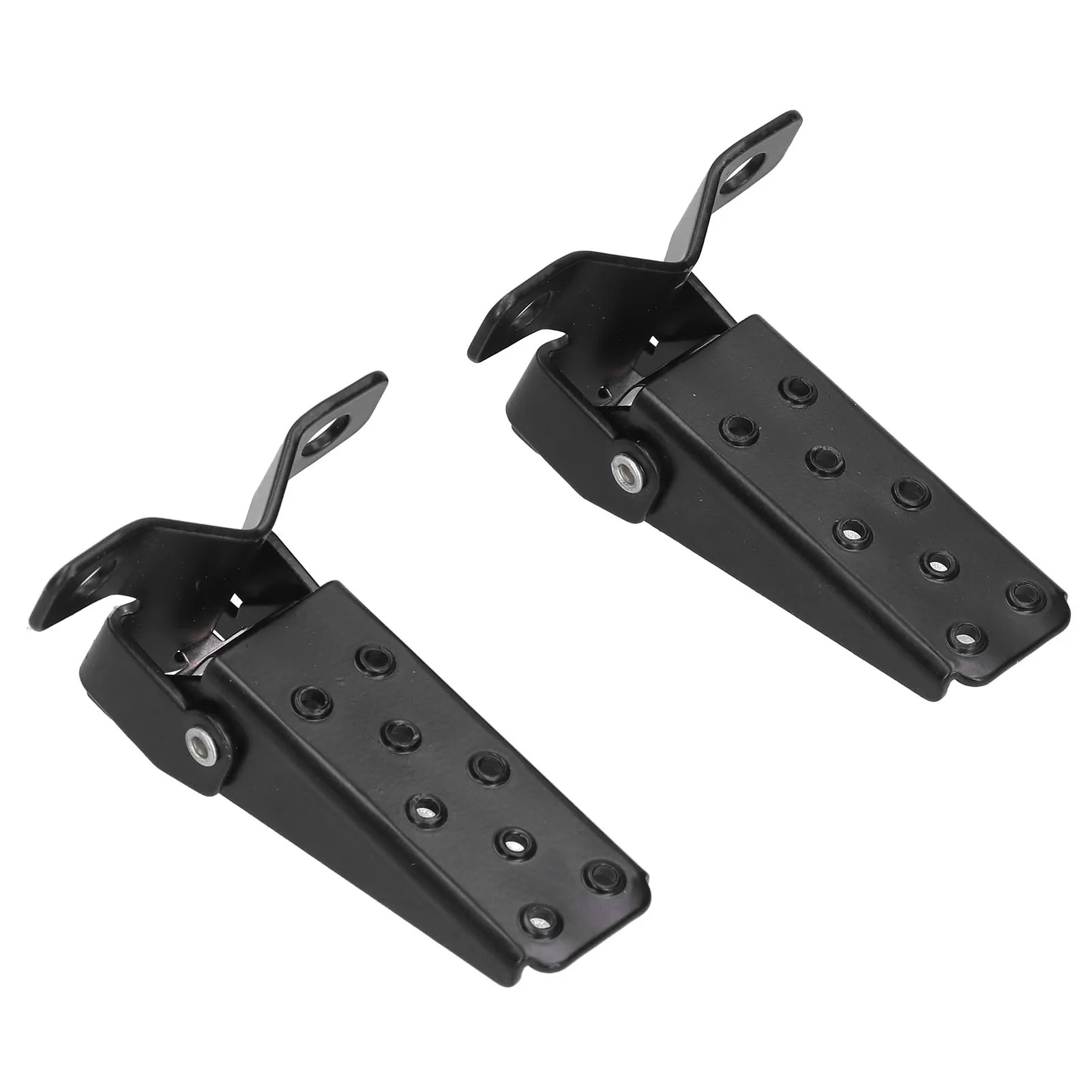 Foldable Footrest Foot Step Pegs Steel Pedal Black Universal for Retro Motorcycle ATV Foot Pegs Foot Rest Motorcycle Footpegs