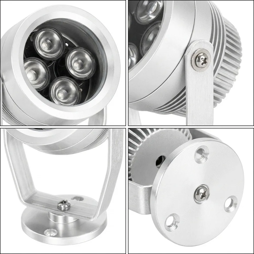 850nm IR LED Auxiliary Light for Night Vision Cameras Outdoor Use Waterproof IP66 80m Range Multiple Beam Angles 30 45 60 90