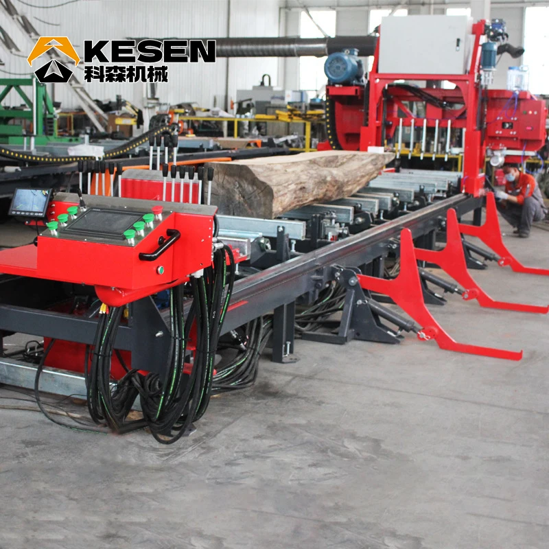 

For Sale KESEN Automatic Hydraulic Big Log Cutting Band Saw Portable Horizontal Band Sawmill Large Bandsaw