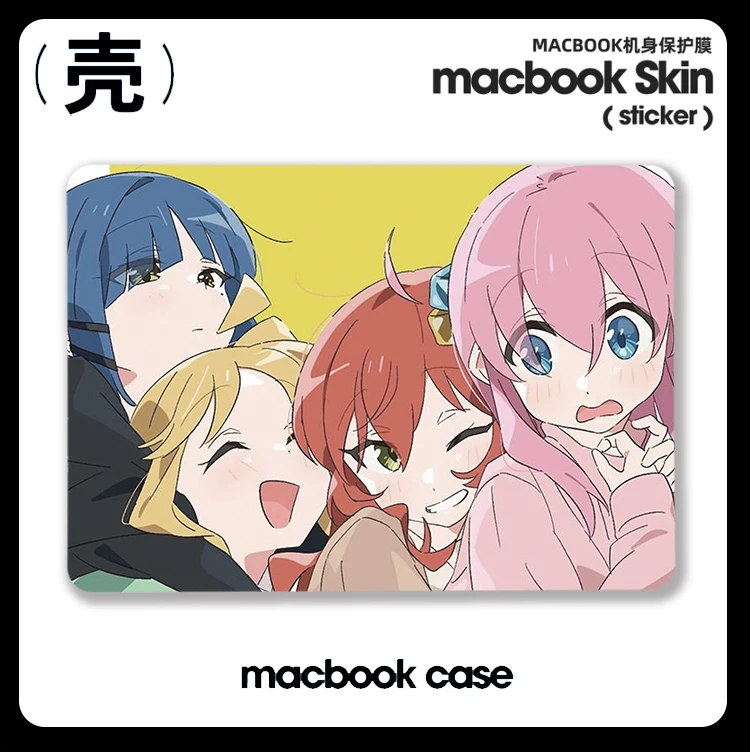 

BOCCHI THE ROCK Anime Gotoh Hitori For Apple Macbook Air 15 M2 M1 Pro 13 14 16 Mac Hard Shell Retina A2681 A2337 A2338 Laptop