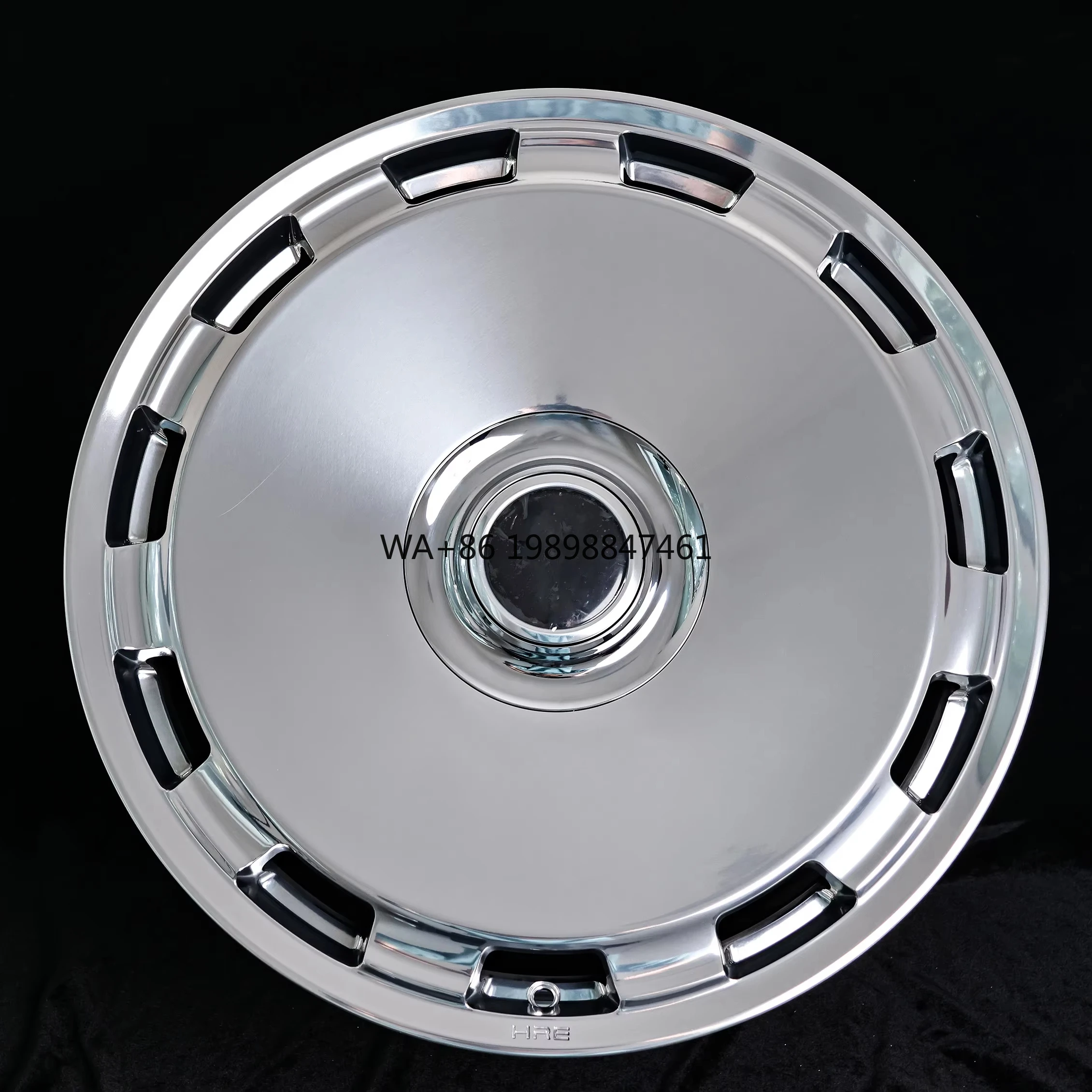 

19 Inch 5*112 Forged Vintage Pie Style Aluminum Alloy Wheels Bare Polished 20mm-40mm ET 100mm PCD New Condition Passenger Cars