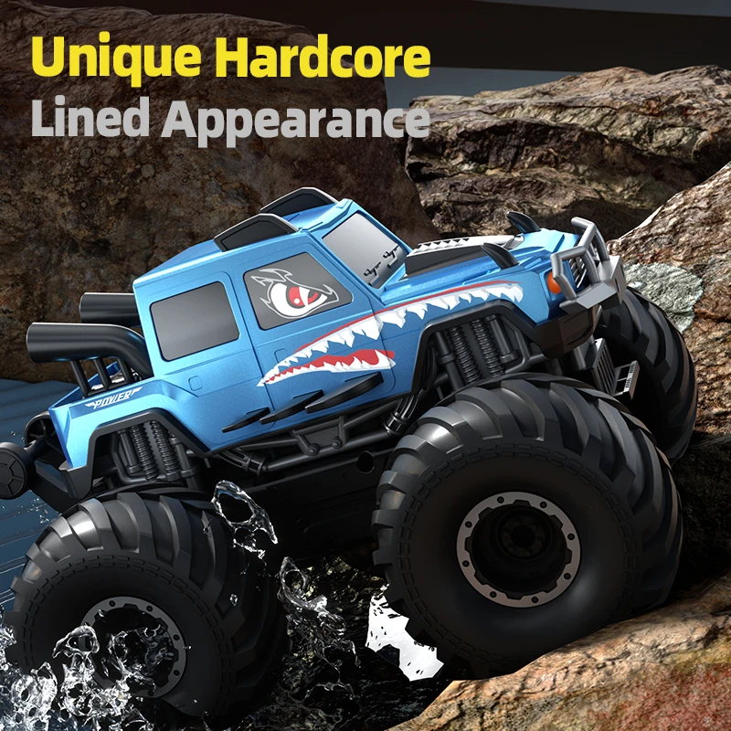 JJRC Q215 4WD 2.4G RC auto - amfibisch / terrein, waterdichte robuuste monstertruck, speelgoed met afstandsbediening voor kinderen