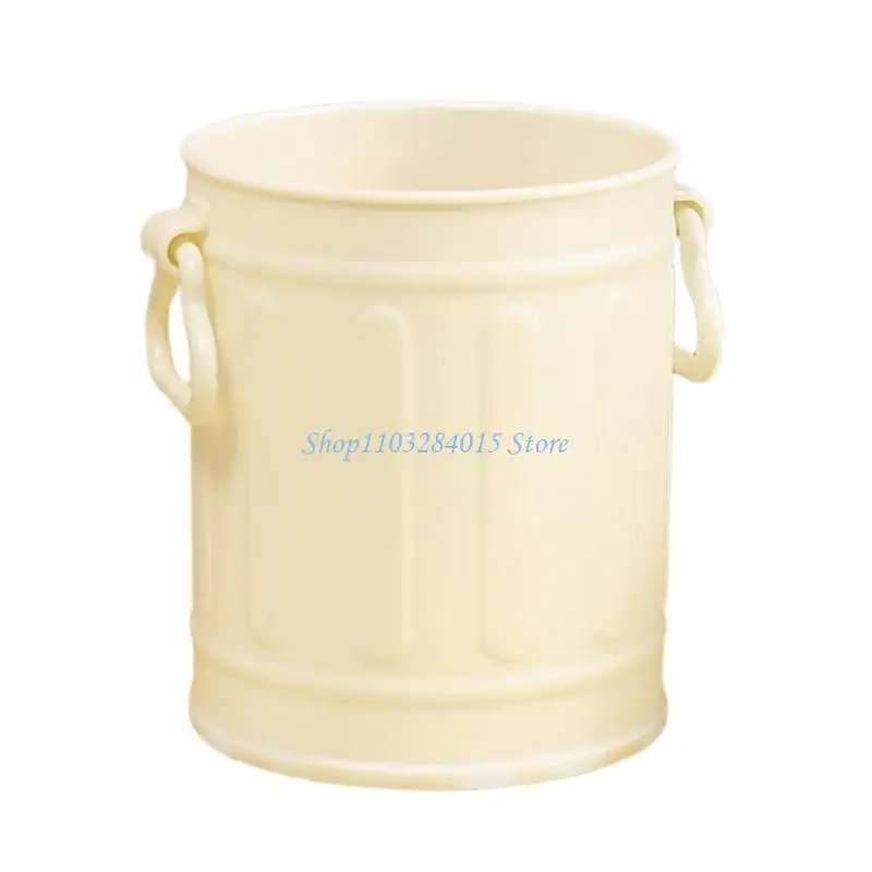 R6FF Plastic Pen Holders Desk Simple Pencil Holders Easy to Use For Home Office Bathroom Storage