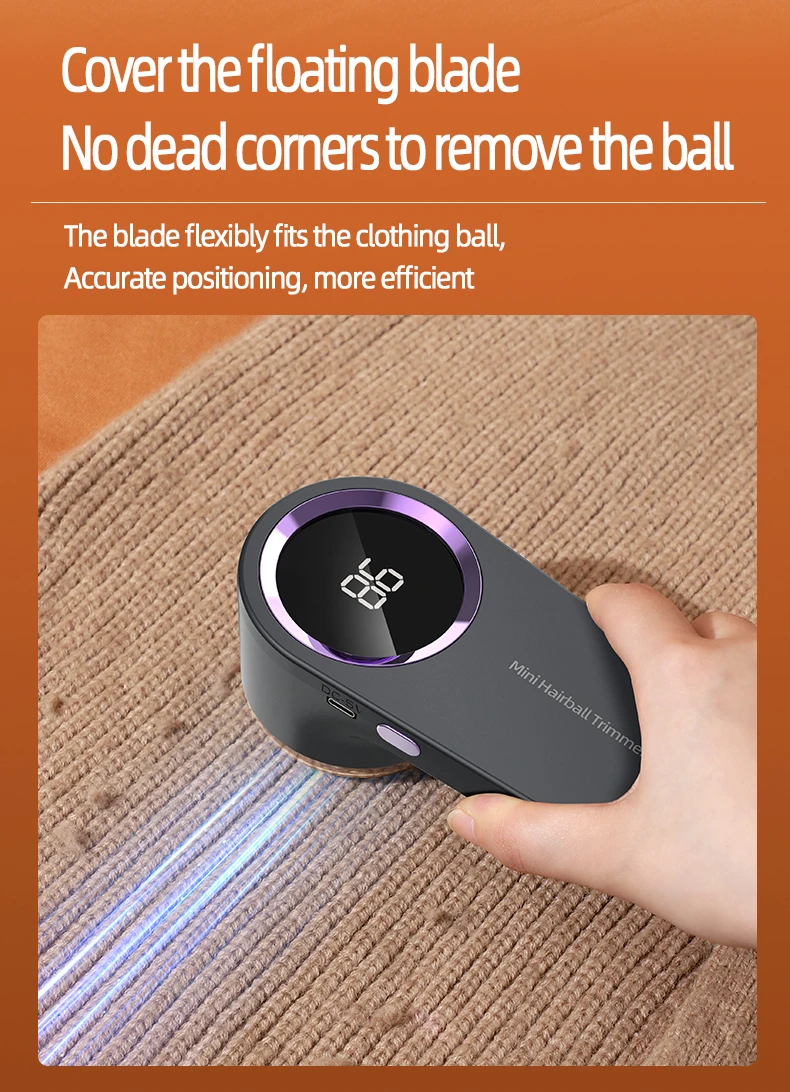 Lint Remover USB Charging Electric Pellet Machine Hair Ball Lint Trimmer Portable Electric Clothes Lint Machine High-speed Moto