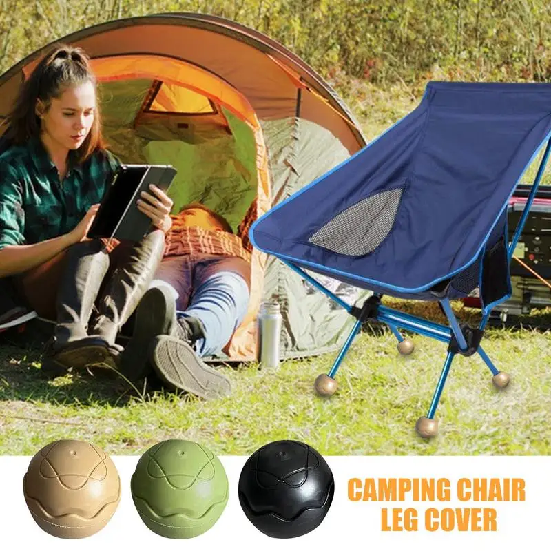 Stabilizing Rubber Ball Feet Pad Rubber Chair Foot Protectors Stable Furniture Pads Chair Foot Covers For Camping Outdoor