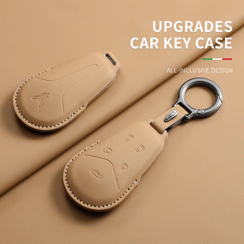 

Car Key Case Protective Cover for Voyah Dreamer PHEV Ultra Long Range Flagship Edition 2025 2026 Car Keychain Fob Shell Buckle