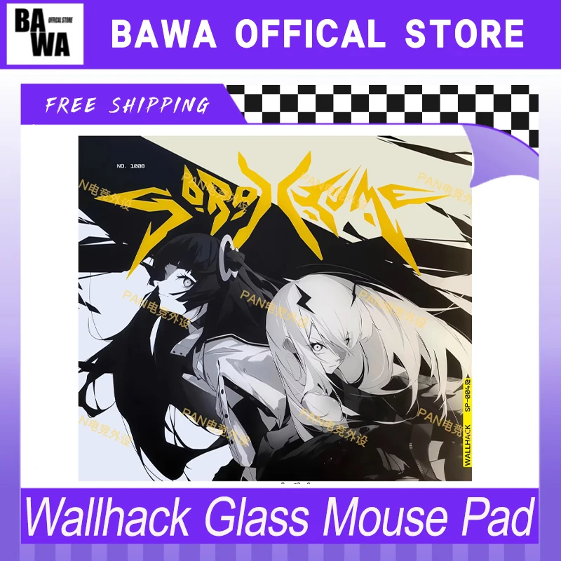 Wallhack Glass Mouse Pad Sp-004twinpad Sorayume Gaming Large Desk Mat Upgrade Coated Full Coverage Primer Limited Edition Custom