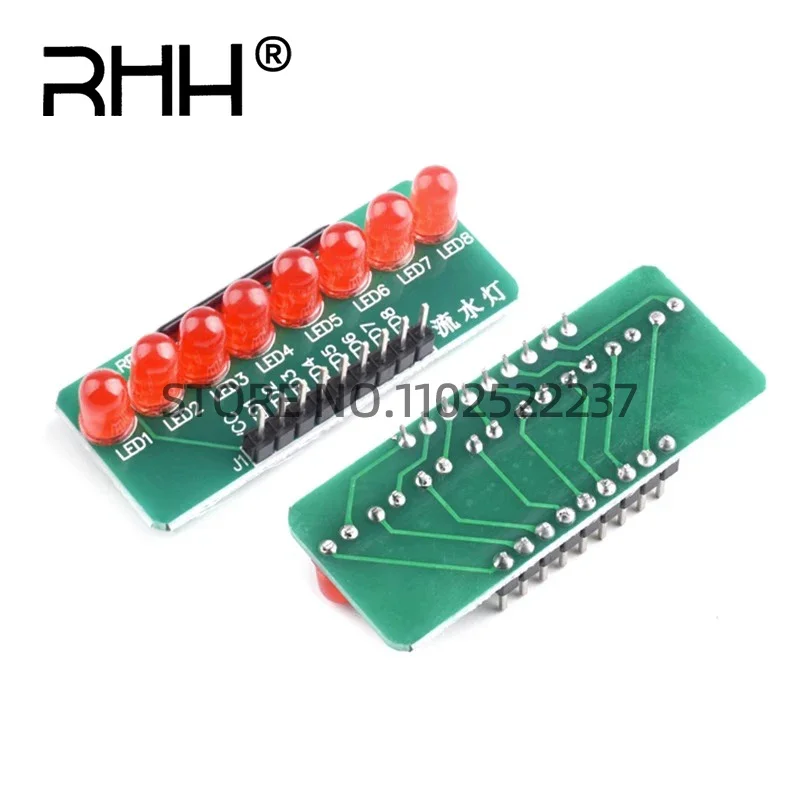 8-way running water light and running light/LED microcontroller module/intelligent car accessories