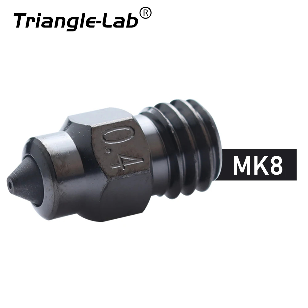 Trianglelab NCB ™   Düse V6 VOLCANO MK8 DLC Bimetall gehärteter Stahl Kupferlegierung diamantähnliche Beschichtung verschleißfest für Voron 3D