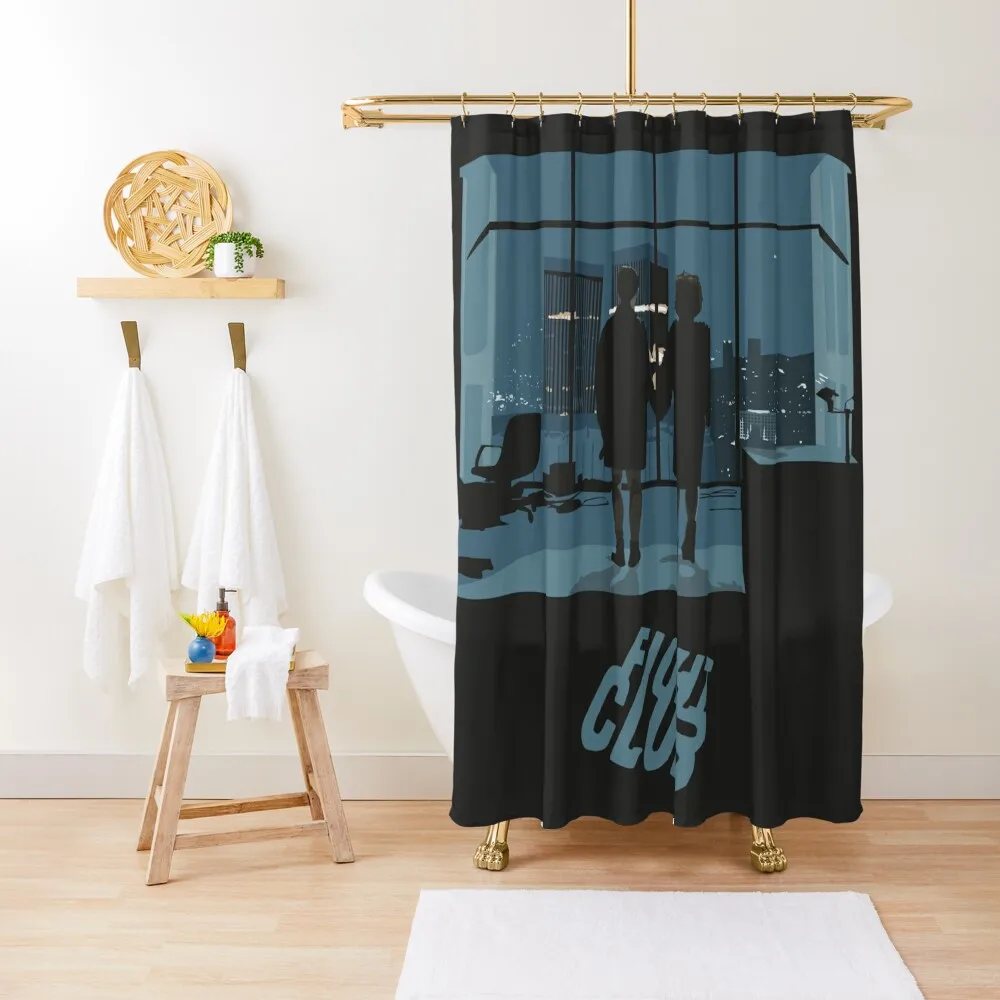 

Fight Club Shower Curtain For The Bathroom Waterproof Shower Bathroom Fabric Curtain