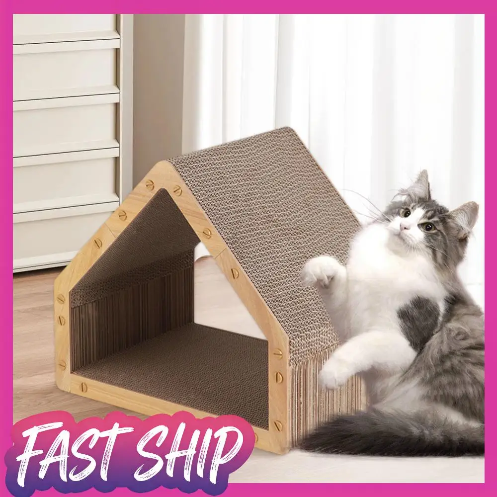 

Cardboard Cat Scratcher Vertical Cat Scratcher Scratching Board Pad for Indoor Cats & Kittens