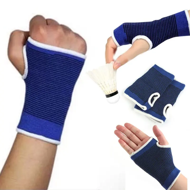 2 Pcs Wrist Support Hand Brace Gym Wrist Palm Protector Carpal Tunnel Tendonitis Pain Relief Bandage Sports Therapy Wristband