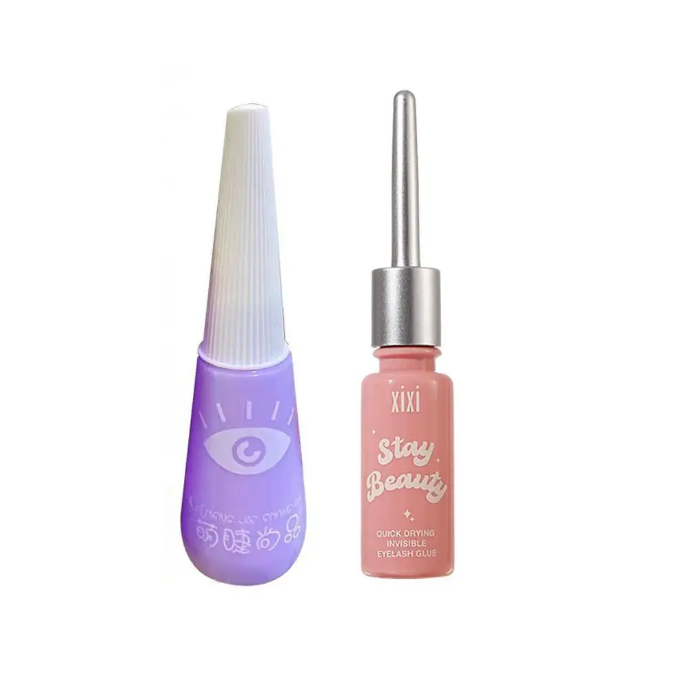 Colle à Cils Imperméable à vaccage Rapide, Adhésif pour Faux Cils, Pince à Épiler, Extension Cosmétique, Colles Transparentes, Maquillage, Wi X3E3