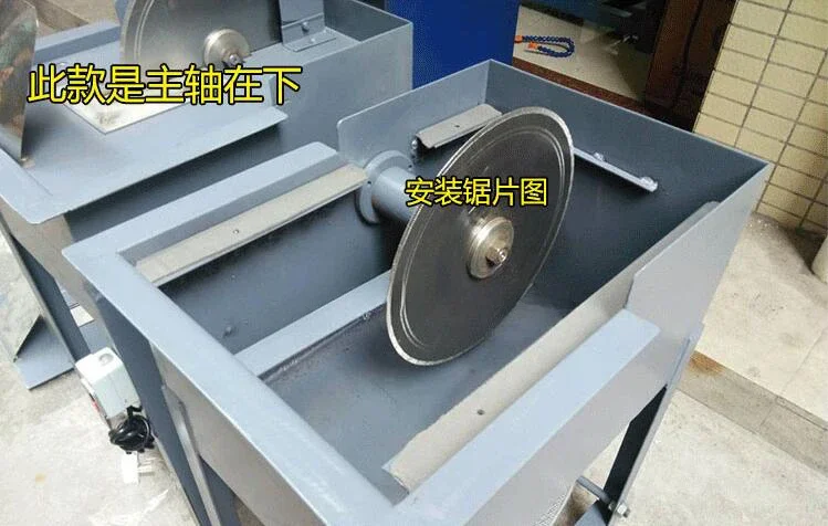 Jadestone Cutting Machine 2200w Bench Type Water Cutting Machine For Jade Agate Stone Table Saw Handmade Stone Bench Saw