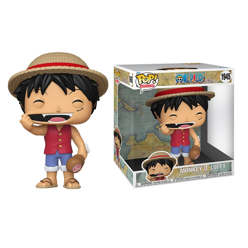 One Piece Funko Pop Anime y Manga 10 pulgadas gigante Luffy Kazunokuni figuras periféricas juguetes para niños regalo adornos coleccionables
