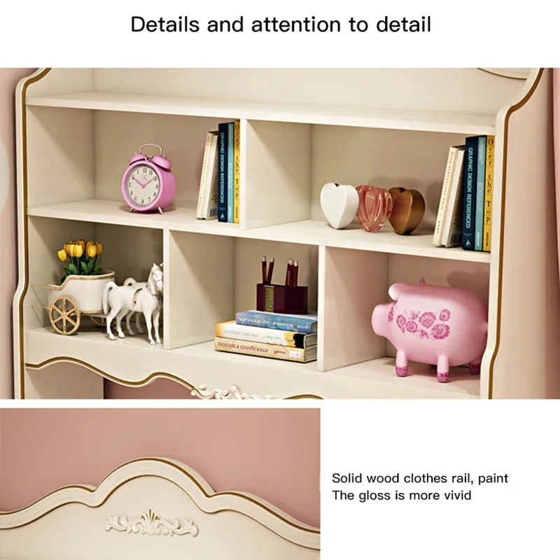 سرير أطفال على الطراز الأمريكي بطابقين من الخشب الصلب سرير أطفال فاخر عالي موفر للمساحة أثاث غرفة نوم Camas De Dormitorio