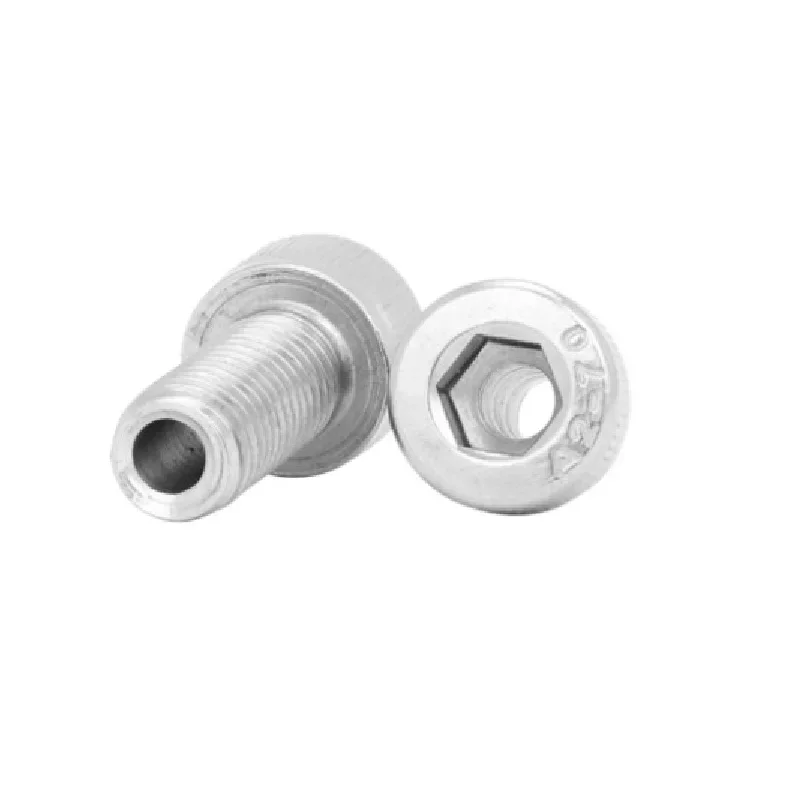 

304 stainless steel cylinder head hexagon socket hollow screw hollow bolt lamp threading screw through hole M4M5M6M8M10M12M14M16