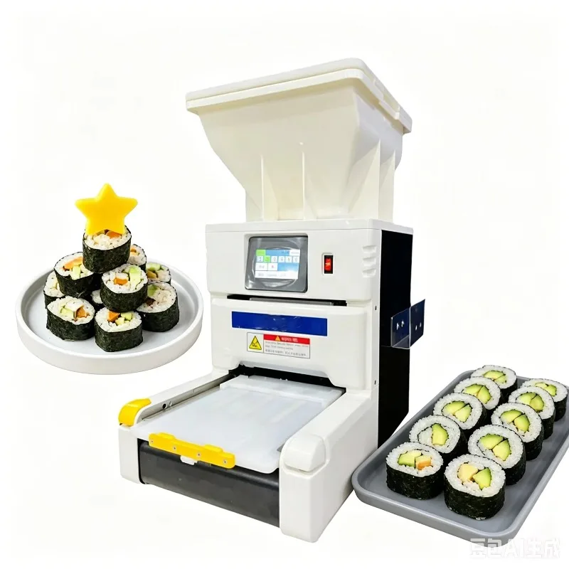 Intelligent Japanese Style Sushi Making Rice Mat Spreading Machine Japanese Sushi Rice Roll Sushi Roller Machine