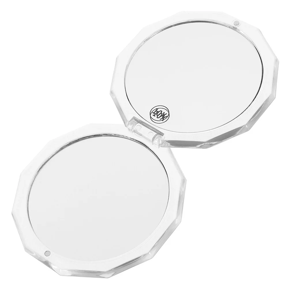 Small Compact Mirror Foldable Makeup Mirror Fine Workmanship Smooth Finish for Women Girls Gift Idea Portable Use