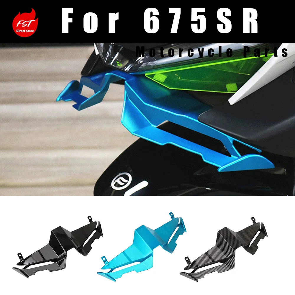

Racing Style Winglet, Lower Lip Spoiler & Air Deflector Modified Parts for 675SR