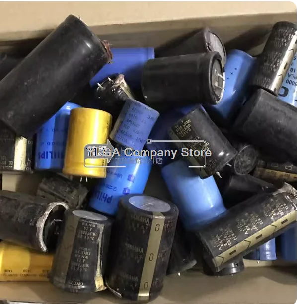 40v50v63v71v original not new, low voltage large capacity audio amplifier, fever filter, gold capacitor sold by weight