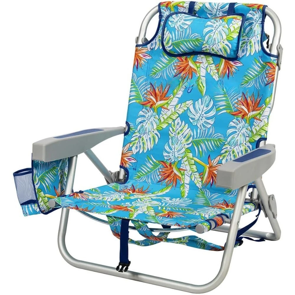 

2 Pack Backpack Beach Chair 5 Position Chair, Including Lay