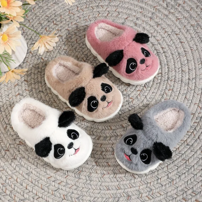 Bestselling Cute Cartoon Children's Cotton Slippers, Waterproof, Warm, Non-Slip, Indoor Home Slippers for Boys and Girls
