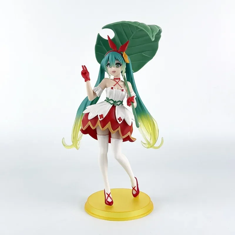 

New Hatsune Miku Thumbelina Model Hand Figure Fairy Tale Wonderland Anime Girl Desktop Decorative Ornament