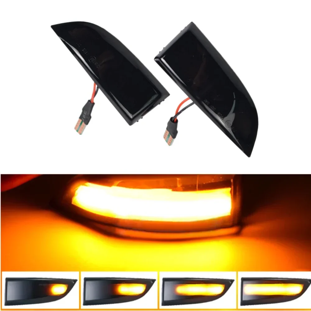 

Dynamic Side Mirror Blinker Flowing Light Turn Signal Indicato For Renault Megane MK3 2008-2016 For Renault Latitude 2010-2015