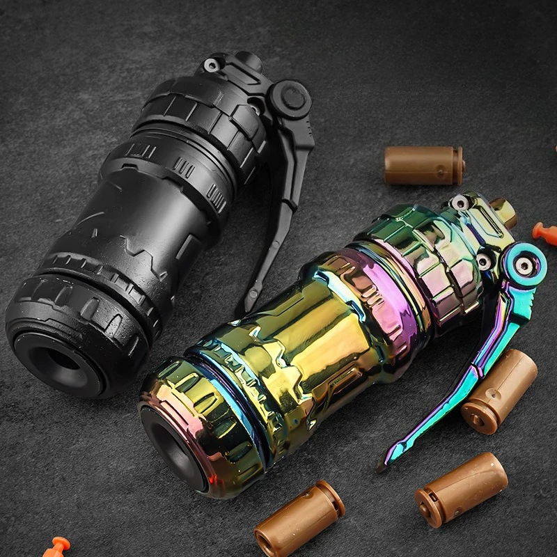 المعادن تململ الأسطوانة سبينر إخراج مسدس البنادق الميكانيكية المنزلق دفع بطاقة EDC تخفيف الإجهاد لعبة لتخفيف الضغط الكبار مكافحة القلق #3