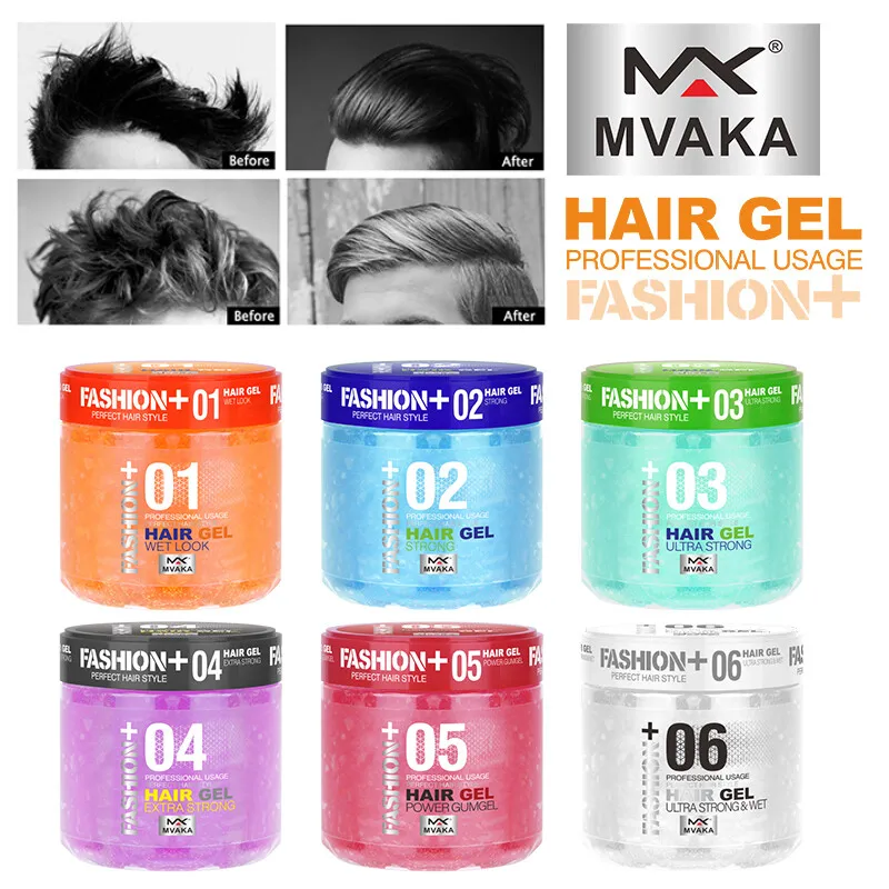 MVAKA Hair Styling Gel Natural Ingredients Matte Finish No Flakes Lightweight and Non-Greasy Effortless Natural Styling for Men