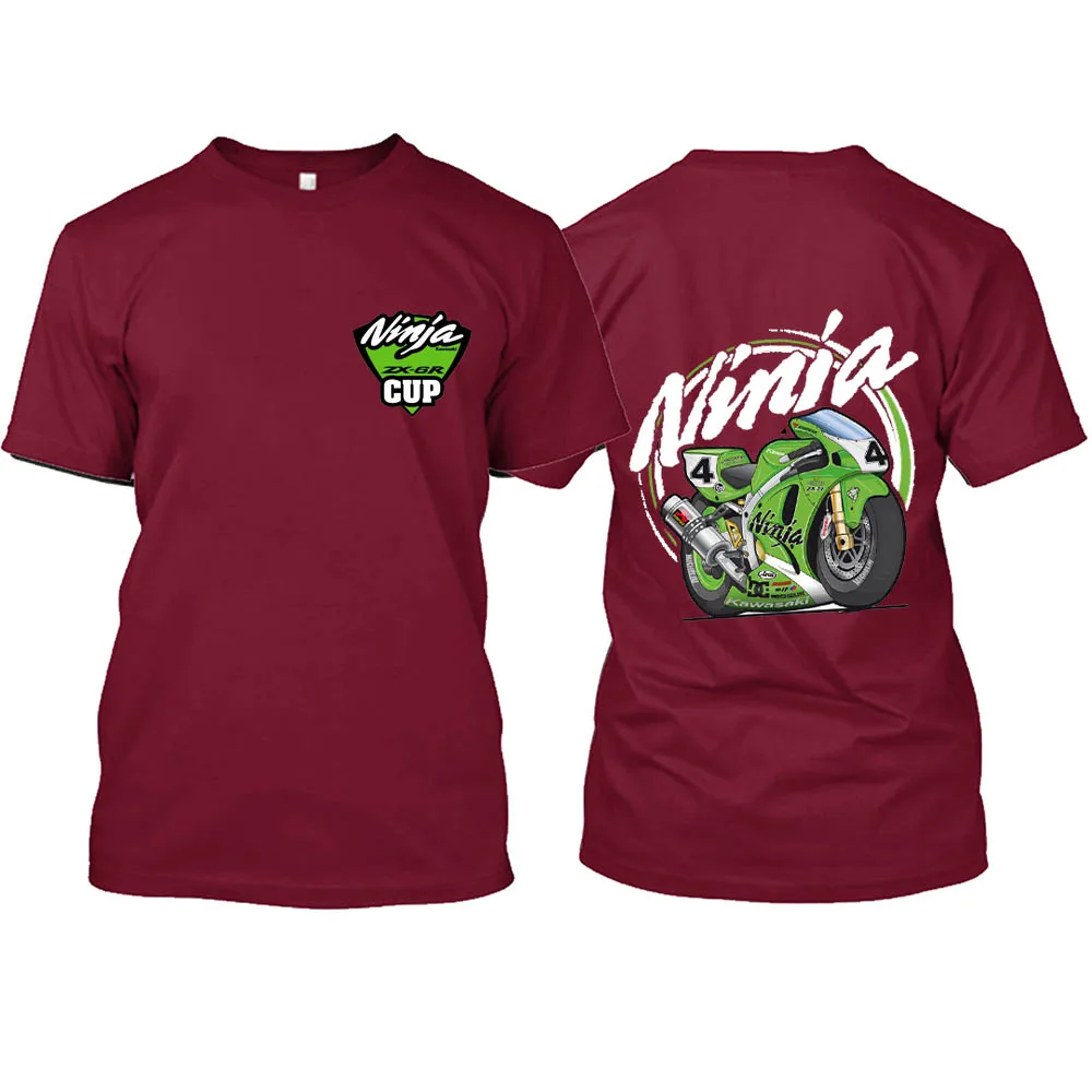 

Men Kawasaki Motorcycle Graphic 3D Print T Shirt Summer Quick Drying Breathable High-quality Cool Clothes Man Sports T-shirts 2