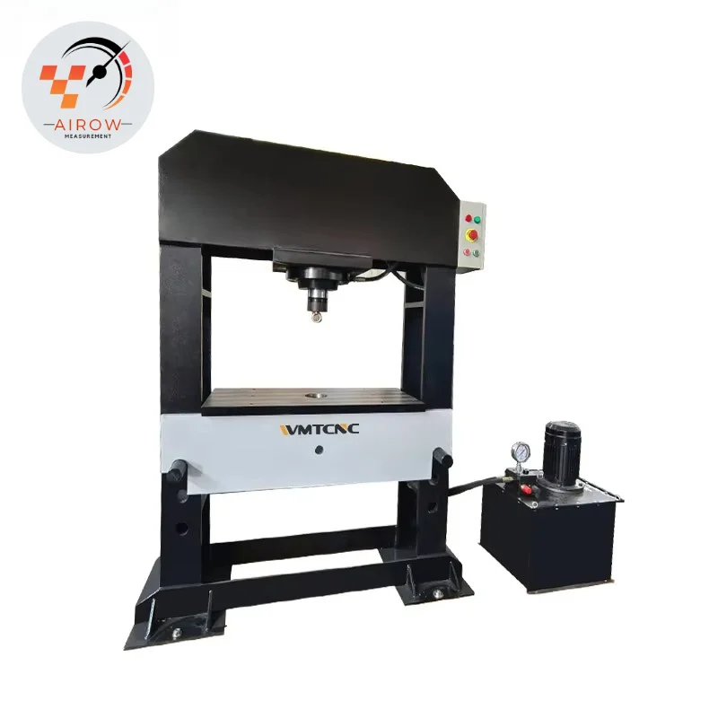 AIROW HP-100 H-frame Hydraulic Press Machine With Movable Cylinder Mechanical Powered for Efficient Work