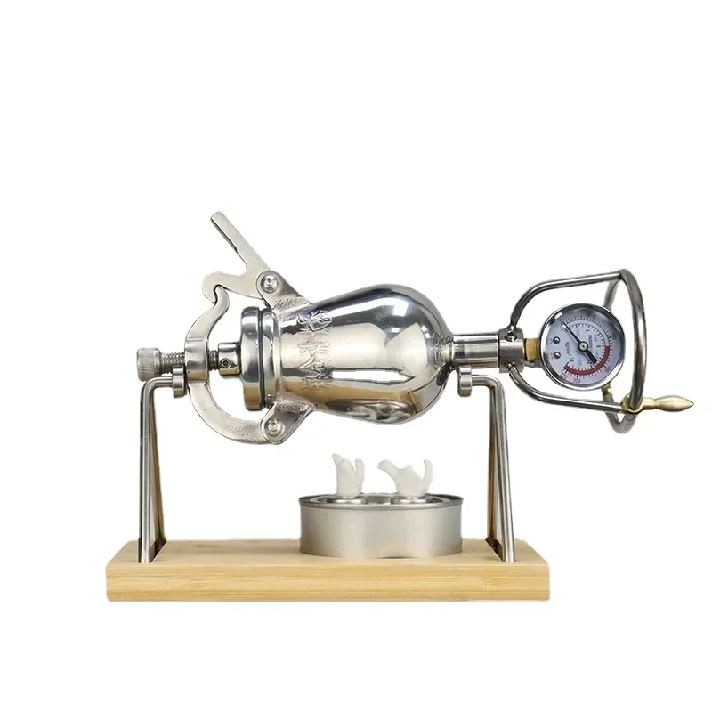 300ML 360ML 500ML Hand Popcorn Machine Open Firing Popcorn Puffing Machine Stainless Steel Mini Popper Manual Popcorn Maker