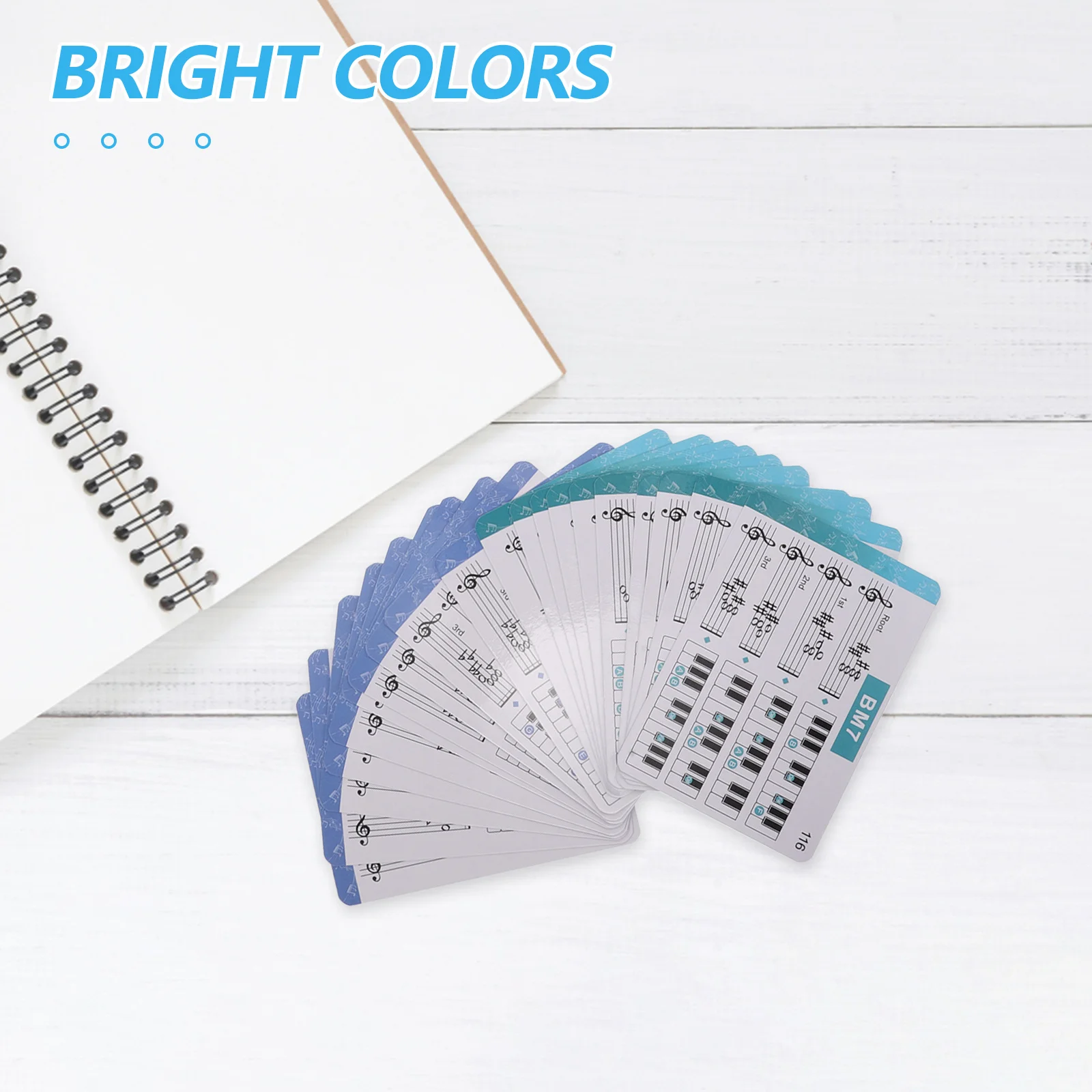 

1 Set Piano Practice Cards Essential Chord Diagram For Beginners Portable Music Study Guide Flashcards Professional Piano Chord