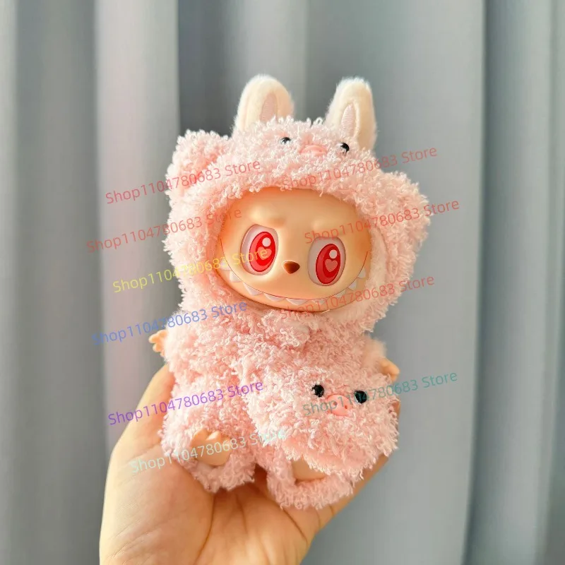 

Labubu 17cm Fashion Cartoon Cute Kawaii Christmas Party Outfit Suitable for V123 Generation Dolls Clothing Only