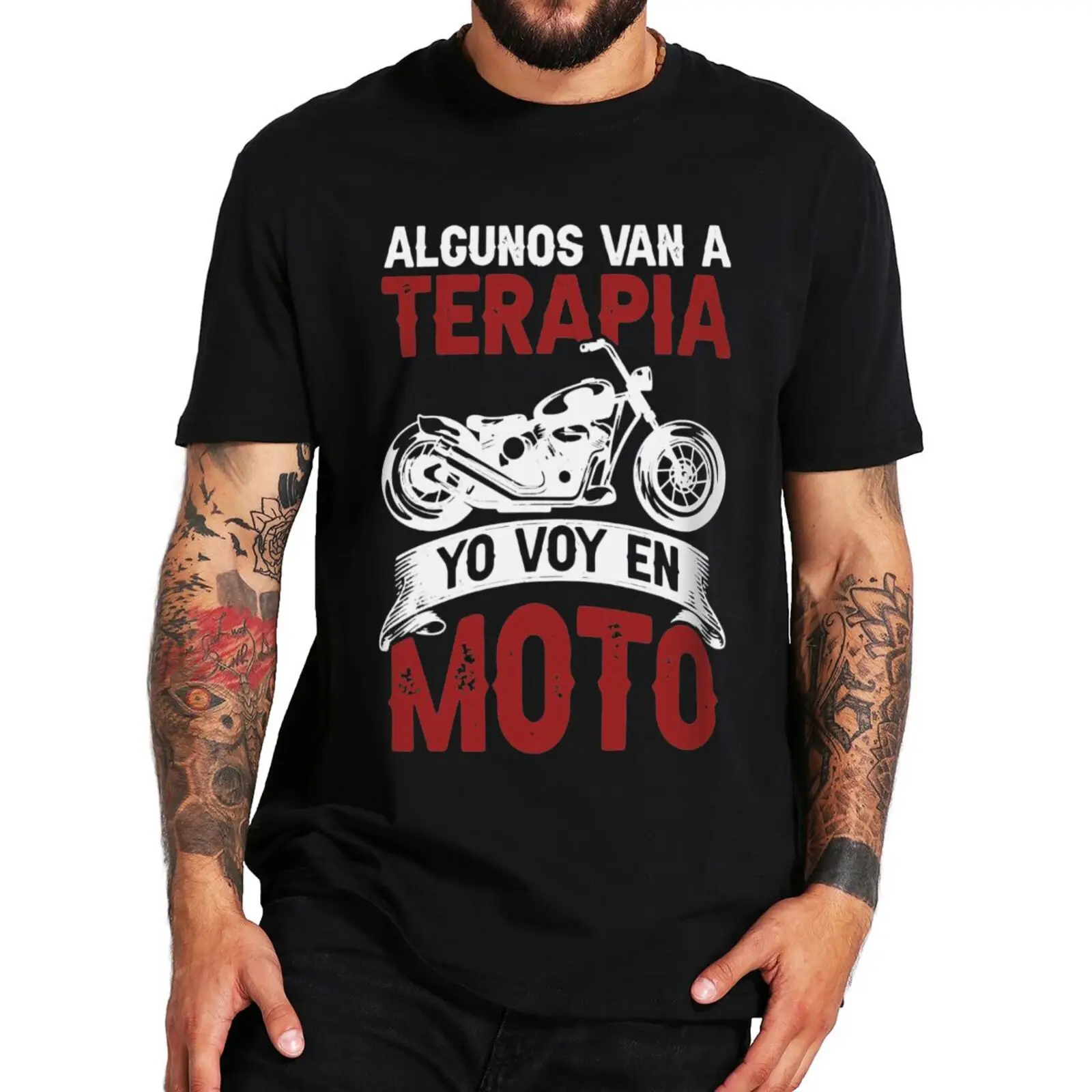 Men tops Motorcycle Yes I Have A Retirement Plan T Shirt Retro Spanish Texts Biker Dad Gift Tshirts Cotton O-neck Summer t-shirt